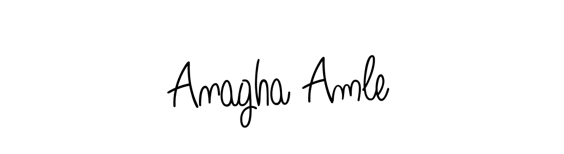 How to Draw Anagha Amle signature style? Angelique-Rose-font-FFP is a latest design signature styles for name Anagha Amle. Anagha Amle signature style 5 images and pictures png