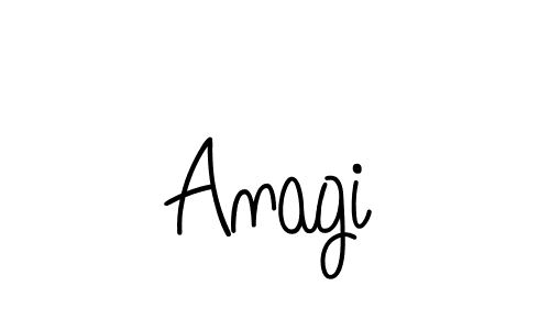 Make a beautiful signature design for name Anagi. Use this online signature maker to create a handwritten signature for free. Anagi signature style 5 images and pictures png