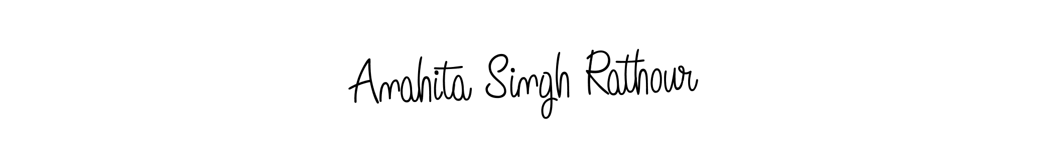 You should practise on your own different ways (Angelique-Rose-font-FFP) to write your name (Anahita Singh Rathour) in signature. don't let someone else do it for you. Anahita Singh Rathour signature style 5 images and pictures png