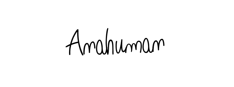 Once you've used our free online signature maker to create your best signature Angelique-Rose-font-FFP style, it's time to enjoy all of the benefits that Anahuman name signing documents. Anahuman signature style 5 images and pictures png