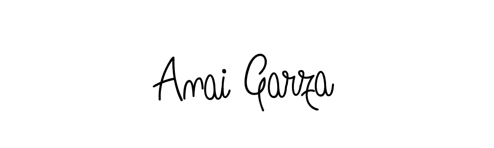 Make a beautiful signature design for name Anai Garza. With this signature (Angelique-Rose-font-FFP) style, you can create a handwritten signature for free. Anai Garza signature style 5 images and pictures png