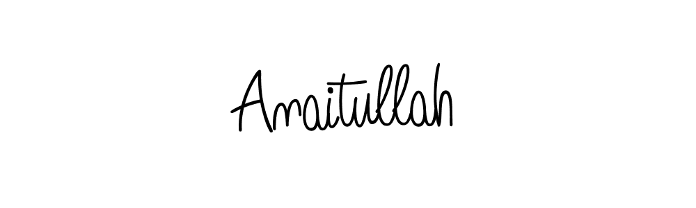 How to make Anaitullah signature? Angelique-Rose-font-FFP is a professional autograph style. Create handwritten signature for Anaitullah name. Anaitullah signature style 5 images and pictures png