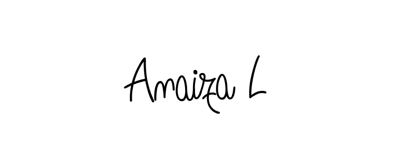 Once you've used our free online signature maker to create your best signature Angelique-Rose-font-FFP style, it's time to enjoy all of the benefits that Anaiza L name signing documents. Anaiza L signature style 5 images and pictures png