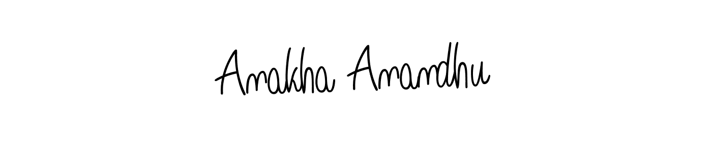 You can use this online signature creator to create a handwritten signature for the name Anakha Anandhu. This is the best online autograph maker. Anakha Anandhu signature style 5 images and pictures png