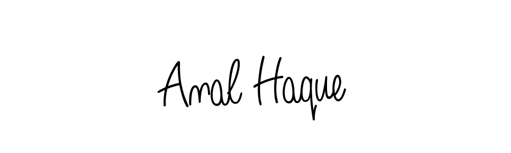 Make a beautiful signature design for name Anal Haque. Use this online signature maker to create a handwritten signature for free. Anal Haque signature style 5 images and pictures png