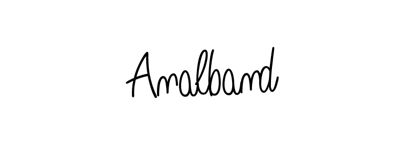 How to make Analband signature? Angelique-Rose-font-FFP is a professional autograph style. Create handwritten signature for Analband name. Analband signature style 5 images and pictures png