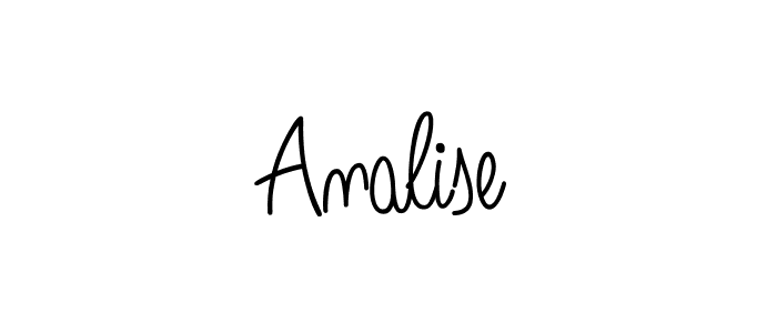 Best and Professional Signature Style for Analise. Angelique-Rose-font-FFP Best Signature Style Collection. Analise signature style 5 images and pictures png