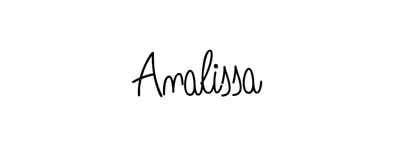 Also we have Analissa name is the best signature style. Create professional handwritten signature collection using Angelique-Rose-font-FFP autograph style. Analissa signature style 5 images and pictures png