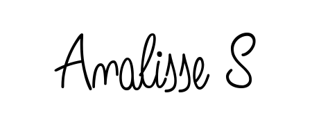 Discover the perfect balance of readability and style for Analisse S with Angelique-Rose-font-FFP font. Create your dream signature today. Analisse S signature style 5 images and pictures png