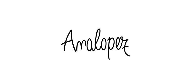 Also we have Analopez name is the best signature style. Create professional handwritten signature collection using Angelique-Rose-font-FFP autograph style. Analopez signature style 5 images and pictures png