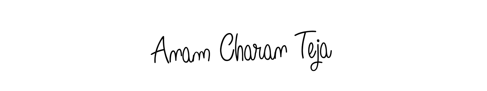 Check out images of Autograph of Anam Charan Teja name. Actor Anam Charan Teja Signature Style. Angelique-Rose-font-FFP is a professional sign style online. Anam Charan Teja signature style 5 images and pictures png