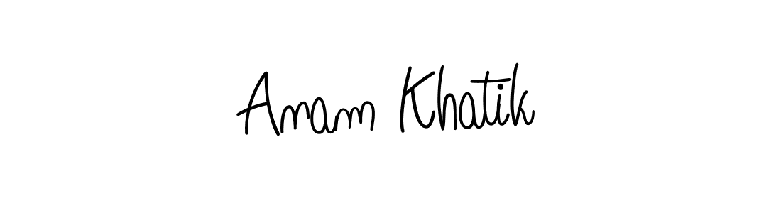 Similarly Angelique-Rose-font-FFP is the best handwritten signature design. Signature creator online .You can use it as an online autograph creator for name Anam Khatik. Anam Khatik signature style 5 images and pictures png