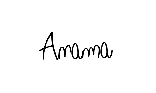 Create a beautiful signature design for name Anama. With this signature (Angelique-Rose-font-FFP) fonts, you can make a handwritten signature for free. Anama signature style 5 images and pictures png