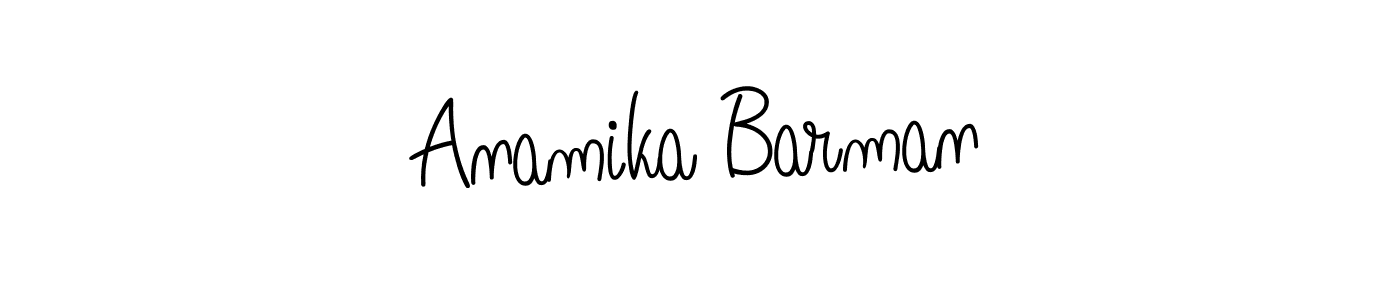 Once you've used our free online signature maker to create your best signature Angelique-Rose-font-FFP style, it's time to enjoy all of the benefits that Anamika Barman name signing documents. Anamika Barman signature style 5 images and pictures png