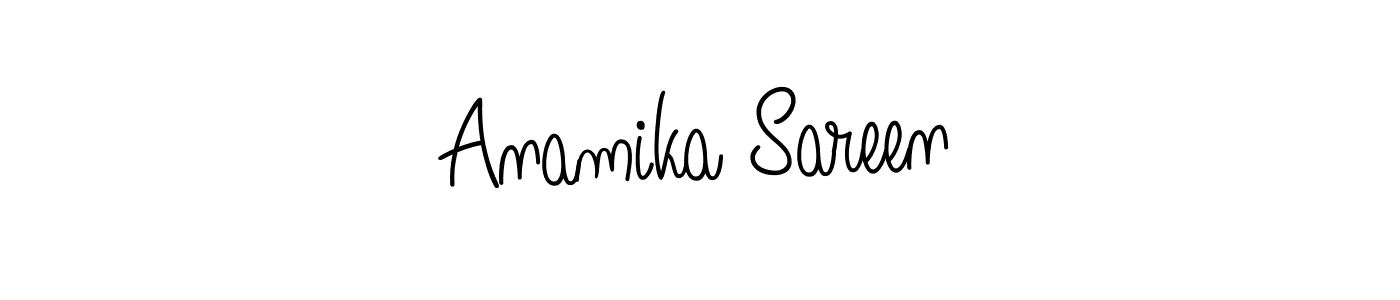 Also You can easily find your signature by using the search form. We will create Anamika Sareen name handwritten signature images for you free of cost using Angelique-Rose-font-FFP sign style. Anamika Sareen signature style 5 images and pictures png