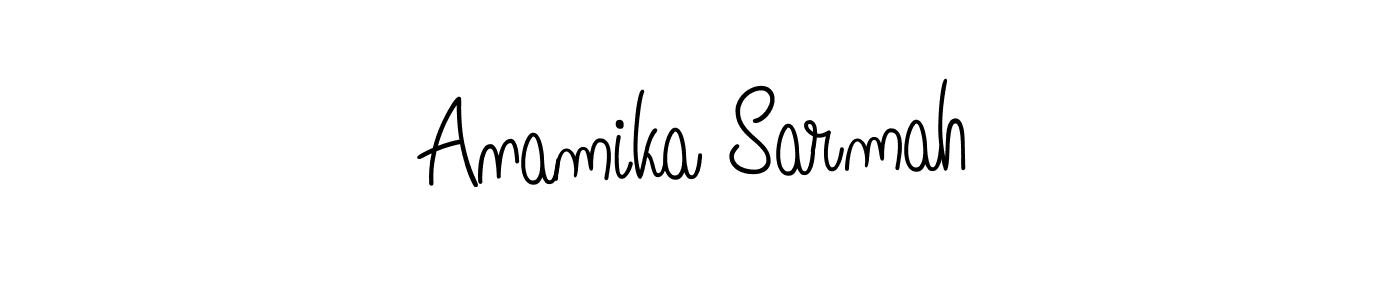 Similarly Angelique-Rose-font-FFP is the best handwritten signature design. Signature creator online .You can use it as an online autograph creator for name Anamika Sarmah. Anamika Sarmah signature style 5 images and pictures png