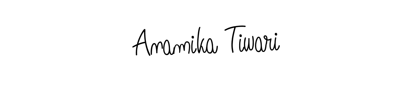 It looks lik you need a new signature style for name Anamika Tiwari. Design unique handwritten (Angelique-Rose-font-FFP) signature with our free signature maker in just a few clicks. Anamika Tiwari signature style 5 images and pictures png