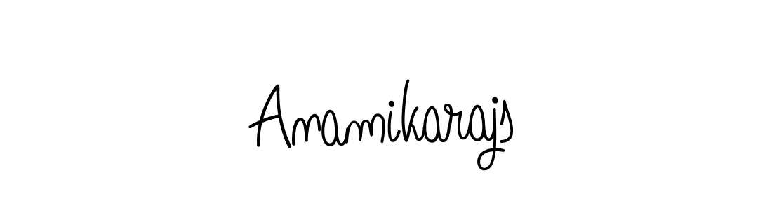 Design your own signature with our free online signature maker. With this signature software, you can create a handwritten (Angelique-Rose-font-FFP) signature for name Anamikarajs. Anamikarajs signature style 5 images and pictures png