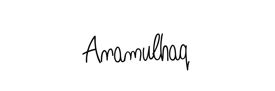 You can use this online signature creator to create a handwritten signature for the name Anamulhaq. This is the best online autograph maker. Anamulhaq signature style 5 images and pictures png