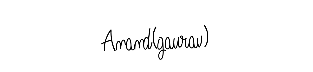 Angelique-Rose-font-FFP is a professional signature style that is perfect for those who want to add a touch of class to their signature. It is also a great choice for those who want to make their signature more unique. Get Anand(gaurav) name to fancy signature for free. Anand(gaurav) signature style 5 images and pictures png