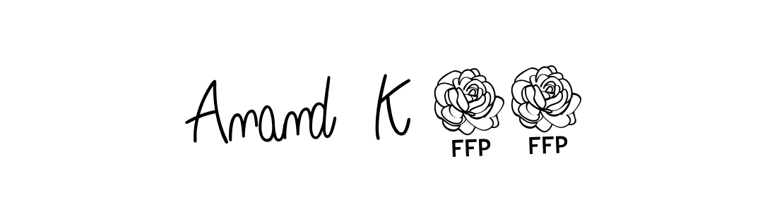 It looks lik you need a new signature style for name Anand  K 04. Design unique handwritten (Angelique-Rose-font-FFP) signature with our free signature maker in just a few clicks. Anand  K 04 signature style 5 images and pictures png