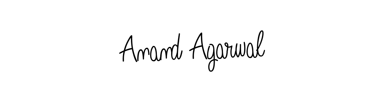 How to make Anand Agarwal name signature. Use Angelique-Rose-font-FFP style for creating short signs online. This is the latest handwritten sign. Anand Agarwal signature style 5 images and pictures png