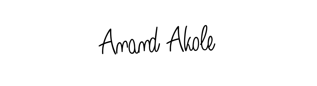 It looks lik you need a new signature style for name Anand Akole. Design unique handwritten (Angelique-Rose-font-FFP) signature with our free signature maker in just a few clicks. Anand Akole signature style 5 images and pictures png