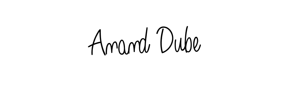 Make a beautiful signature design for name Anand Dube. With this signature (Angelique-Rose-font-FFP) style, you can create a handwritten signature for free. Anand Dube signature style 5 images and pictures png