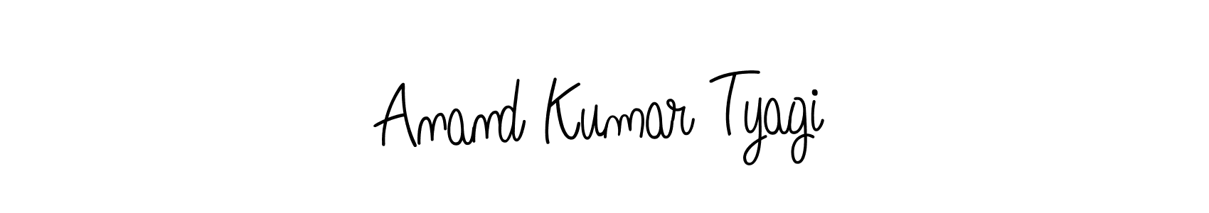 Use a signature maker to create a handwritten signature online. With this signature software, you can design (Angelique-Rose-font-FFP) your own signature for name Anand Kumar Tyagi. Anand Kumar Tyagi signature style 5 images and pictures png