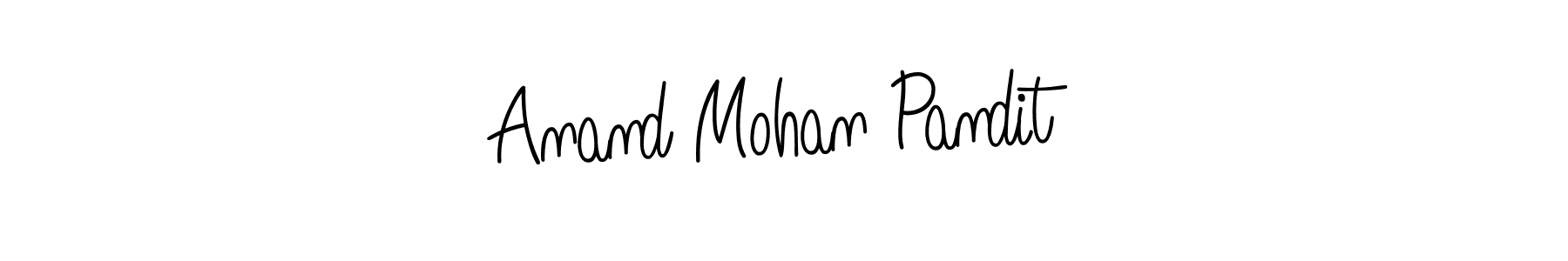 Make a short Anand Mohan Pandit signature style. Manage your documents anywhere anytime using Angelique-Rose-font-FFP. Create and add eSignatures, submit forms, share and send files easily. Anand Mohan Pandit signature style 5 images and pictures png