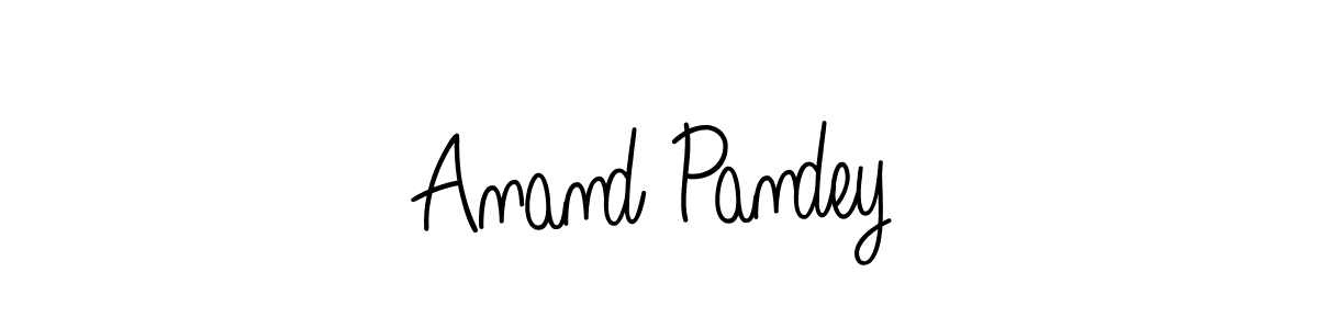 Make a beautiful signature design for name Anand Pandey. With this signature (Angelique-Rose-font-FFP) style, you can create a handwritten signature for free. Anand Pandey signature style 5 images and pictures png