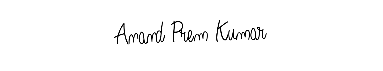 Anand Prem Kumar stylish signature style. Best Handwritten Sign (Angelique-Rose-font-FFP) for my name. Handwritten Signature Collection Ideas for my name Anand Prem Kumar. Anand Prem Kumar signature style 5 images and pictures png