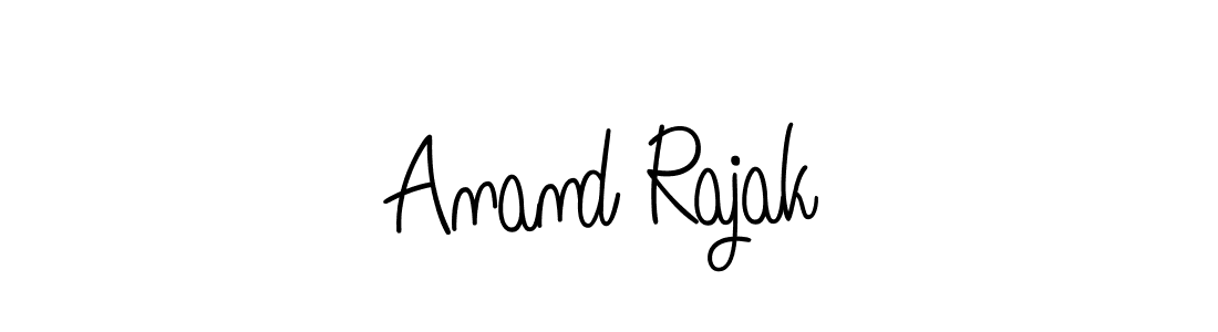 Anand Rajak stylish signature style. Best Handwritten Sign (Angelique-Rose-font-FFP) for my name. Handwritten Signature Collection Ideas for my name Anand Rajak. Anand Rajak signature style 5 images and pictures png