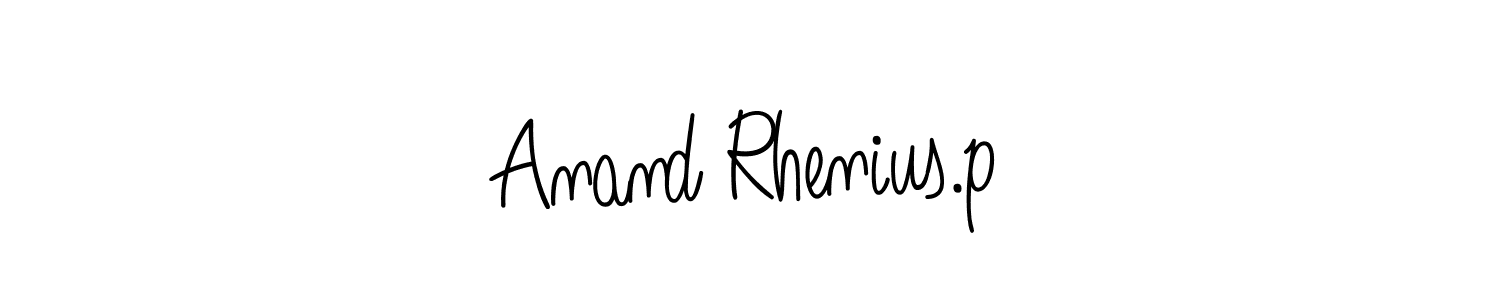 Make a short Anand Rhenius.p signature style. Manage your documents anywhere anytime using Angelique-Rose-font-FFP. Create and add eSignatures, submit forms, share and send files easily. Anand Rhenius.p signature style 5 images and pictures png