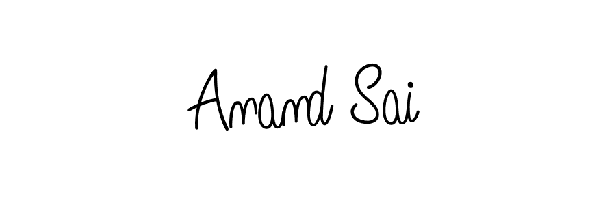 Design your own signature with our free online signature maker. With this signature software, you can create a handwritten (Angelique-Rose-font-FFP) signature for name Anand Sai. Anand Sai signature style 5 images and pictures png