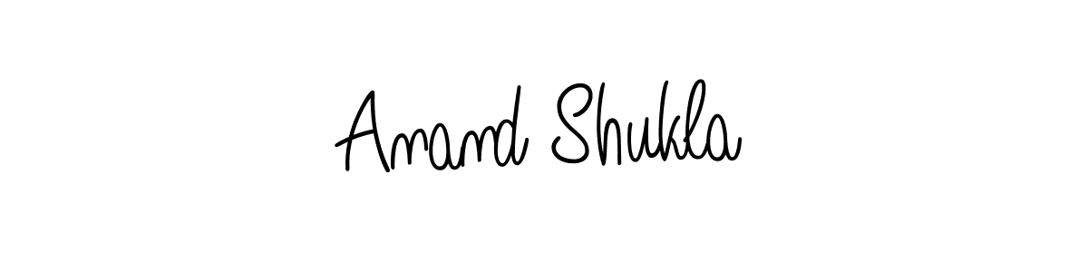 Make a beautiful signature design for name Anand Shukla. With this signature (Angelique-Rose-font-FFP) style, you can create a handwritten signature for free. Anand Shukla signature style 5 images and pictures png