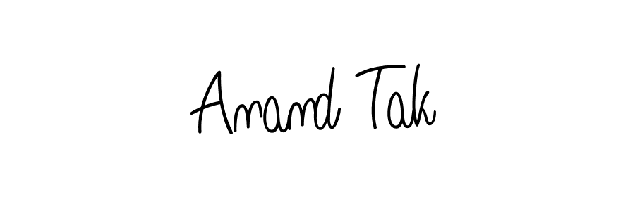 How to Draw Anand Tak signature style? Angelique-Rose-font-FFP is a latest design signature styles for name Anand Tak. Anand Tak signature style 5 images and pictures png