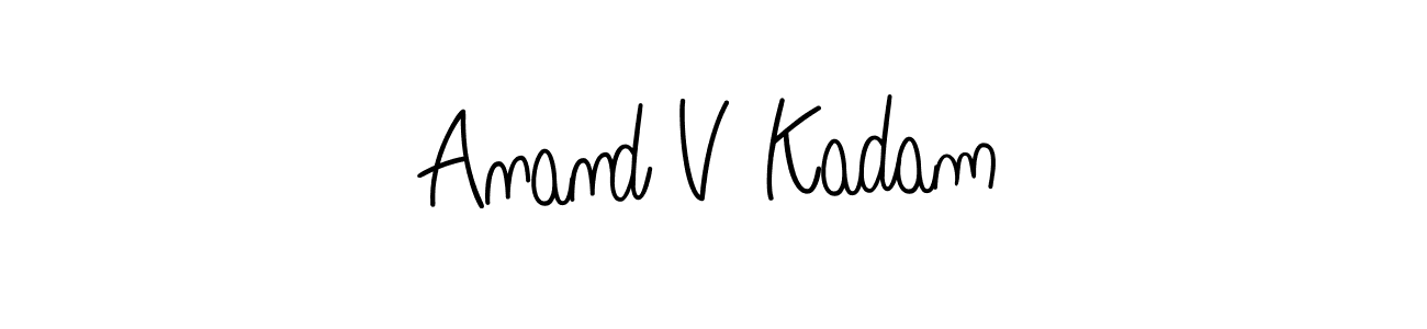 Best and Professional Signature Style for Anand V Kadam. Angelique-Rose-font-FFP Best Signature Style Collection. Anand V Kadam signature style 5 images and pictures png