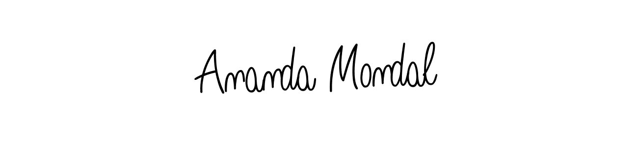 It looks lik you need a new signature style for name Ananda Mondal. Design unique handwritten (Angelique-Rose-font-FFP) signature with our free signature maker in just a few clicks. Ananda Mondal signature style 5 images and pictures png