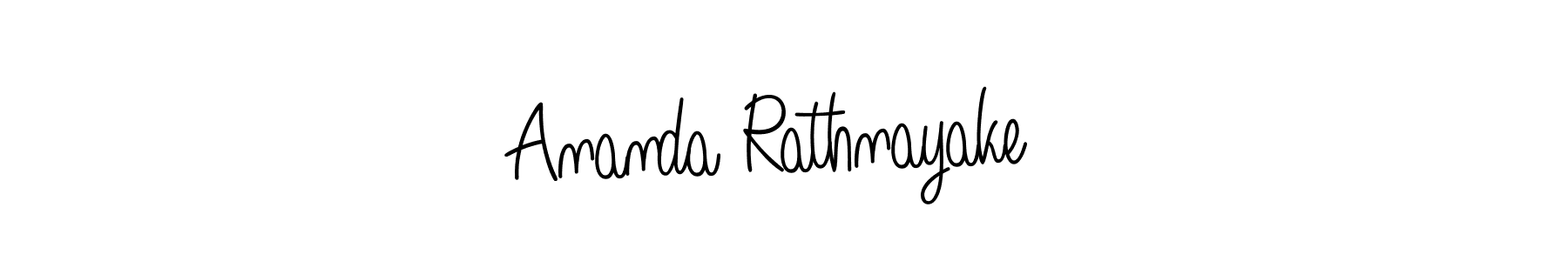 Make a beautiful signature design for name Ananda Rathnayake . With this signature (Angelique-Rose-font-FFP) style, you can create a handwritten signature for free. Ananda Rathnayake  signature style 5 images and pictures png