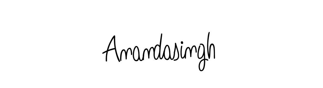 The best way (Angelique-Rose-font-FFP) to make a short signature is to pick only two or three words in your name. The name Anandasingh include a total of six letters. For converting this name. Anandasingh signature style 5 images and pictures png