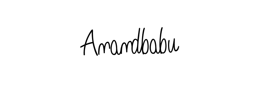 Make a beautiful signature design for name Anandbabu. Use this online signature maker to create a handwritten signature for free. Anandbabu signature style 5 images and pictures png