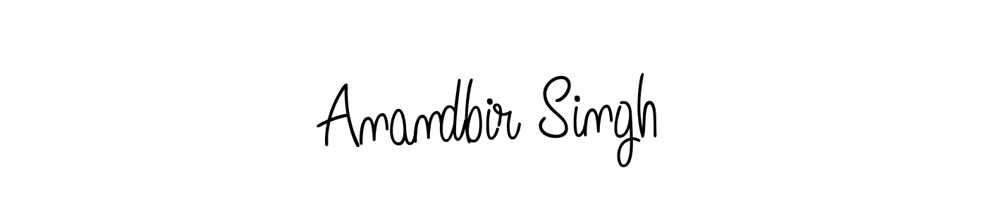 Create a beautiful signature design for name Anandbir Singh. With this signature (Angelique-Rose-font-FFP) fonts, you can make a handwritten signature for free. Anandbir Singh signature style 5 images and pictures png