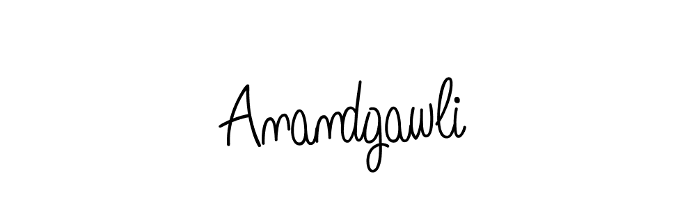 Design your own signature with our free online signature maker. With this signature software, you can create a handwritten (Angelique-Rose-font-FFP) signature for name Anandgawli. Anandgawli signature style 5 images and pictures png