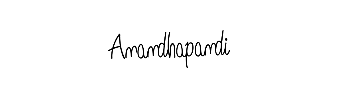 Anandhapandi stylish signature style. Best Handwritten Sign (Angelique-Rose-font-FFP) for my name. Handwritten Signature Collection Ideas for my name Anandhapandi. Anandhapandi signature style 5 images and pictures png