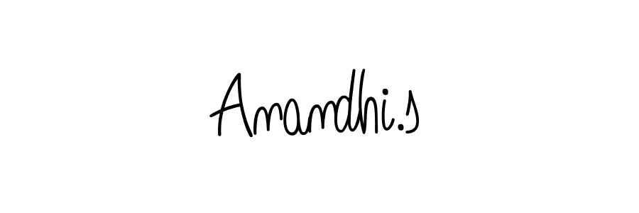 How to make Anandhi.s name signature. Use Angelique-Rose-font-FFP style for creating short signs online. This is the latest handwritten sign. Anandhi.s signature style 5 images and pictures png