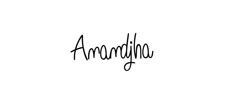 Create a beautiful signature design for name Anandjha. With this signature (Angelique-Rose-font-FFP) fonts, you can make a handwritten signature for free. Anandjha signature style 5 images and pictures png