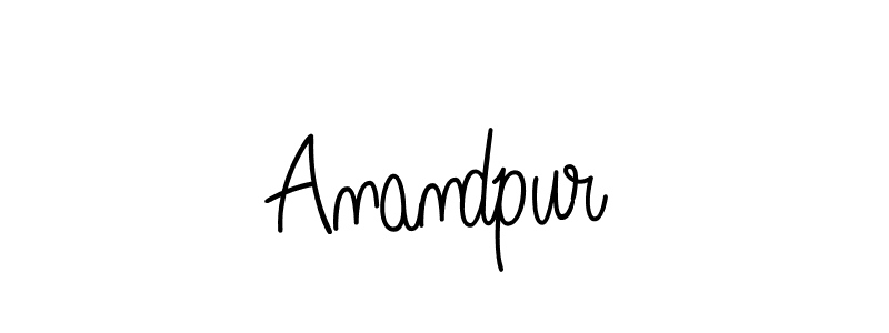 The best way (Angelique-Rose-font-FFP) to make a short signature is to pick only two or three words in your name. The name Anandpur include a total of six letters. For converting this name. Anandpur signature style 5 images and pictures png