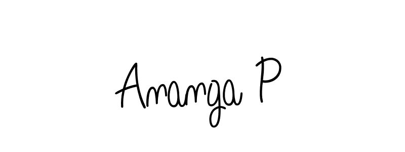 Make a beautiful signature design for name Ananga P. Use this online signature maker to create a handwritten signature for free. Ananga P signature style 5 images and pictures png
