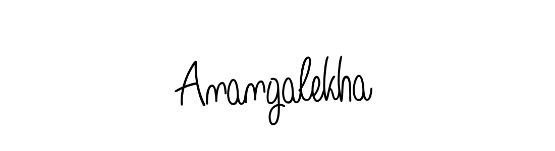 Anangalekha stylish signature style. Best Handwritten Sign (Angelique-Rose-font-FFP) for my name. Handwritten Signature Collection Ideas for my name Anangalekha. Anangalekha signature style 5 images and pictures png